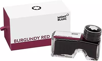 Montblanc Fountain Pen Refill Ink Bottle 60ml Burgundy Red 105198 / 128188 • $29.95