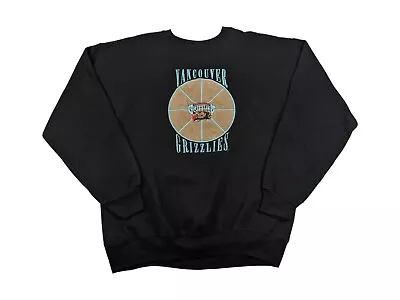 VTG 90s Vancouver Grizzlies Sweatshirt Basketball NBA Memphis Grizzlies Large • $125