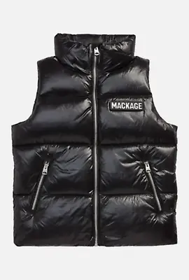 Mackage Kid's Vest Black [CHARLEE-T] • $174