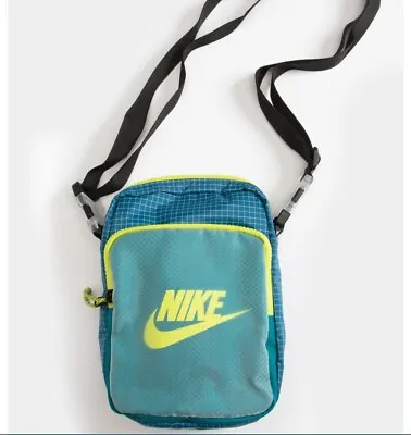 New NIKE Heritage Crossbody Small Utility Bag Blue CV1408-404 • $29.99