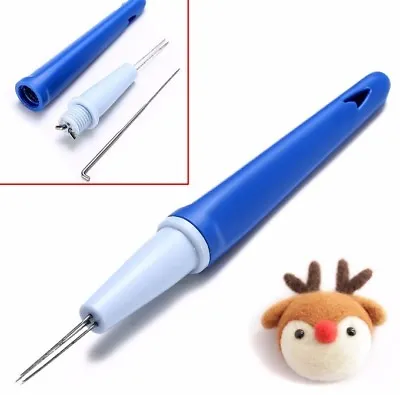 Wool Needle Felting Tool With 3 Needles • £7.99