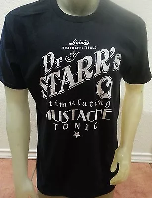 Dr. Starr's Stimulating Mustache Tonic T Shirt Matt Starr Drummer Ace Frehley • £23.44