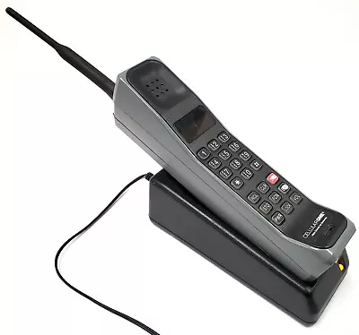 Vintage Analog Motorola Brick Cell Phone - Powers On - Charger Included • $149.95