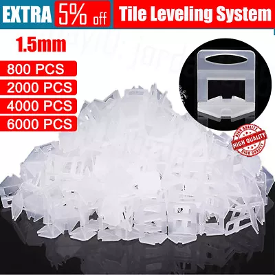 200-6000PCS Tile Leveling System Clips Plier Tiling Spacer Tool Kit Wall Floor • $17.99