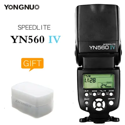 Yongnuo YN-560 IV Flash Speedlite For Canon Nikon Pentax Olympus DSLR Cameras • $135.30