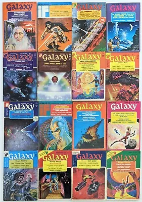 Galaxy Science Fiction Sci-fi Books Issues Worlds Of IF Paperback Lot Vintage  • £64.24