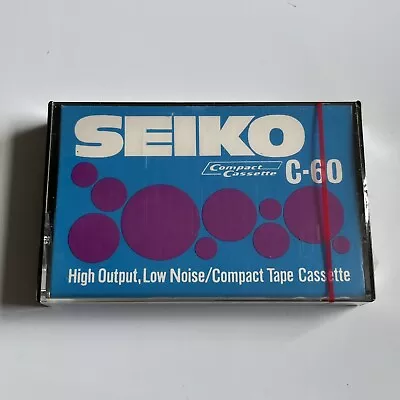 SEIKO C 60  Kassette Cassette TYPE I  NEW Sealed • £19.99