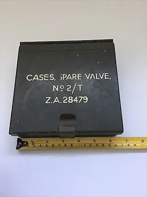 £29.99 • Buy Vintage WW2 Military Radio Wireless Set 38 Cases Spare Valve No. 2/T Z.A.28479