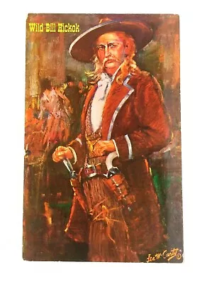 Wild Bill Hickok Portrait By Lea McCarty Postcard • $8.99