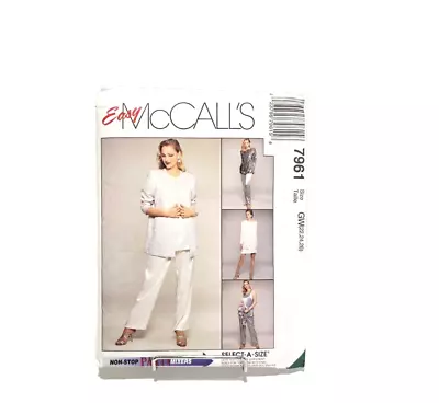Vintage Easy McCalls #7961 Size GW 22 24 26 Uncut Factory Folded • $6