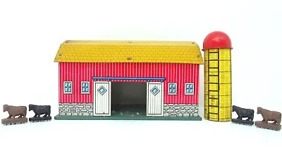 Ohio Art O Gauge 3 Rail Livestock Farm Country Barn Silo #95 W/Cow Animal? READ • $37.49