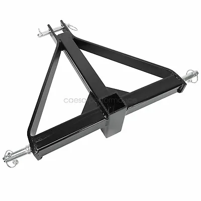 3 Point 2 Receiver Trailer Hitch Category One Tractor Tow Drawbar Adapter 6 • $39.50