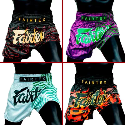 Fairtex Muay Thai Boxing Shorts Kickboxing MMA XS S M L XL 2XL 3XL 4XL 5XL • $49.99