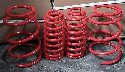 Coil Lowering Springs Kit Red For 1995-1999 Nissan Maxima A32 GLE GXE SE 3.0L V6 • $58.99