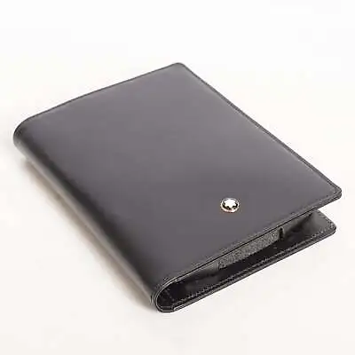 Montblanc Leather Goods Meisterstuck Black Palm Pilot Cell Phone Business Card H • $69.95