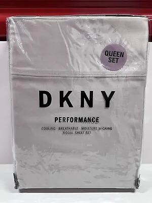$39.99 • Buy Dkny 4 Pc Queen Set Performance Cooling Breathable Moisture Wicking Sheet Set