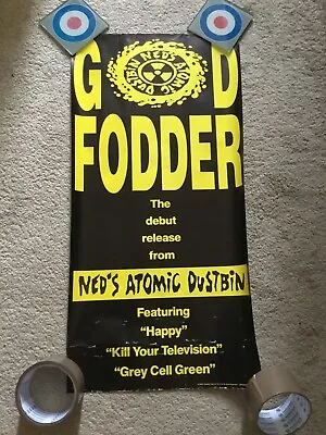 Furtive Promo Poster Ned’s Atomic Dustbin God Fodder  1991 RARE • £39.99