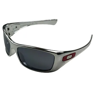 Oakley Hijinx Custom Ducati Polished Mirror Chrome Black Iridium Sunglasses READ • $319.39