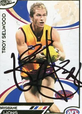$7.50 • Buy AFL Select 2006 Supreme  #21 Brisbane Troy Selwood Autographed Card