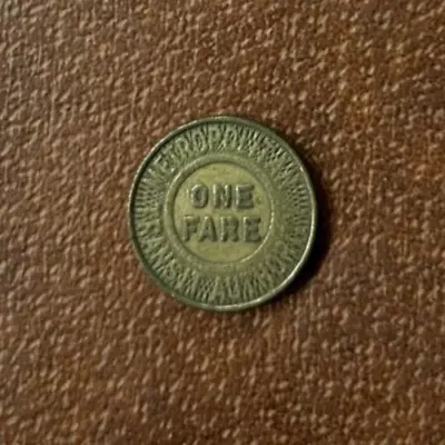 VINTAGE METROPOLITAN TRANSIT AUTHORITY One Train Bus Token Fare MTA • $12.99