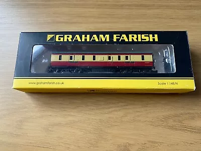 Graham Farish 374-886 N Gauge LMS 50ft Full Brake BR Crimson & Cream • £25