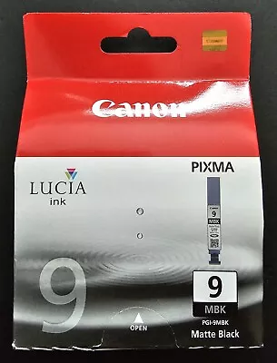 Genuine Canon Pro 9500 PGI-9MBK Matte Black Lucia Ink • £7