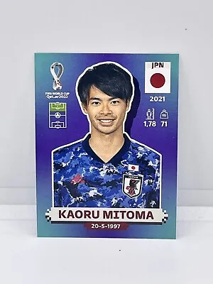 Panini World Cup Qatar Stickers 2022 Kaoru Mitoma Japan Jpn19 • £0.99