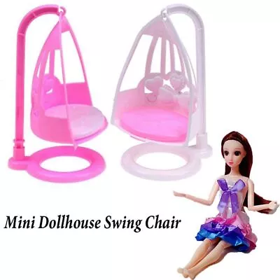 Swing Chair Doll Miniature Furniture Doll House Decoration Princess Accessories • $5.85