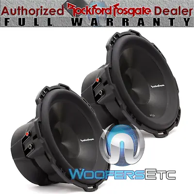 2 Open Box Rockford Fosgate Punch P3d4-12 Subs 12  1200w Subwoofers • $389