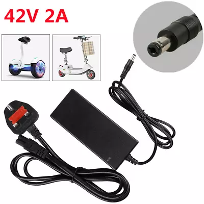 42V 2A Battery Charger For 36V Li-on Battery Electric Bike Ebike Scooters Plug • £7.29