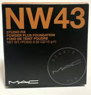 MAC Studio Fix Powder Plus Foundation Shade NW43 Full Size 15g New In Box • $38