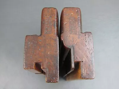 Pair Wooden Moulding Match Planes 5/8  Tongue & Groove Old Tools By W Watkins • $58.08