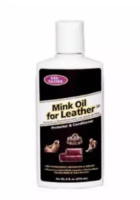 8 Oz. Gel Gloss Mink Oil Leather Protector And Conditioner Restores The New Look • $9.99