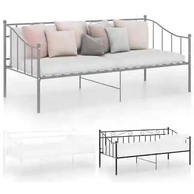 Sofa Bed Frame Metal Sleepover Occasional Guest Rest Multi Colours VidaXL • £102.99