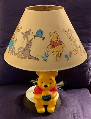 Walt Disney  Winnie The Pooh  Lamp  With Shade  C. 1977  Works • $150