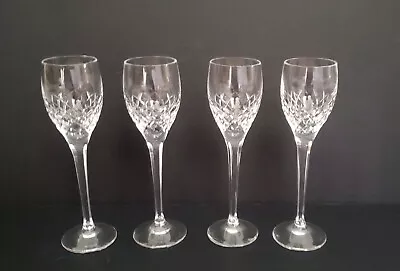 Set Of 4 Vintage Ceska Crystal ASCOT Codial Liquor Sherry Glasses 6 5/8   • $32