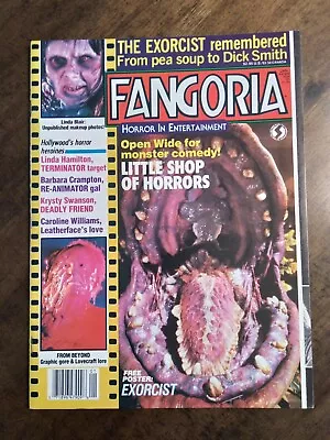 Fangoria Magazine #60 Little Shop Of Horrors / Exorcist Poster / From Beyond • $11