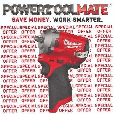 £104.99 • Buy Milwaukee M12FIW38-0 12V M12 Li-ion FUEL 3/8in Impact Wrench (Body Only)