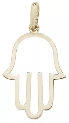 Stylish 9ct Gold Ladies Hamsa Pendant - 25mm*14mm • £41.19