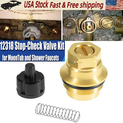 For Moen 12318 Stop-Check Valve Kit Legend Icon One-Handle Tub And Shower Faucet • $16.89