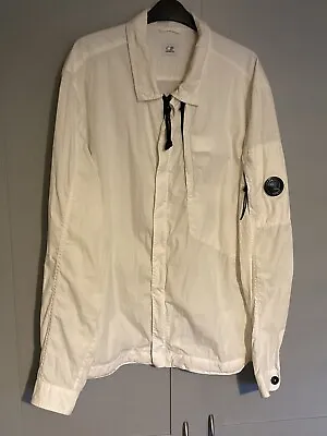 £150 • Buy CP Company Overshirt - White - Size 2XL