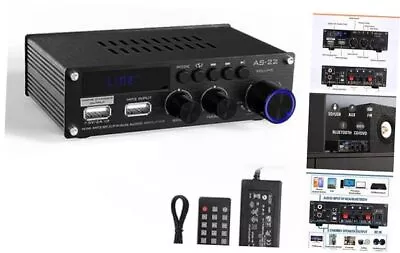  Mini Amplifier Stereo Receivers For Home Stereo System 2 Mini Size-300W • $47.58