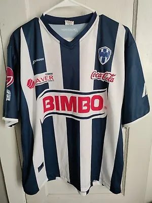 Rayados De Monterrey Men's Soccer Football Jersey Size Large  • $30