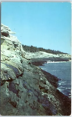 Granite Cliffs On The Maine Coast East Shore Pemaquid Point - Bristol Maine • $3.46