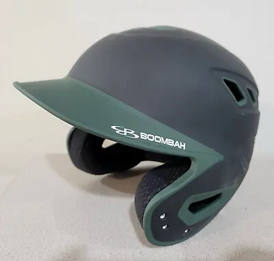 Boombah Baseball Softball Batting Helmet Black Green Jr Junior Youth Size • $35