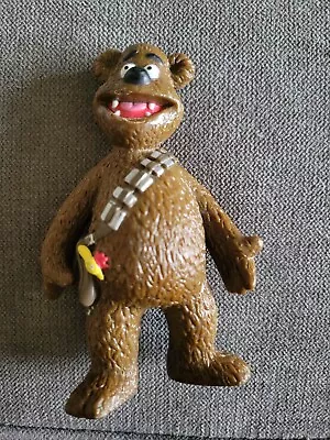 Disney Fozzie Chewbacca Figure Star Wars Muppets 2008 4 Inch • $10