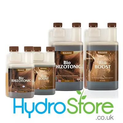 Canna Bio Boost And Canna Bio Rhizotonic Pack - 250ml Or 1 Litre - Additives • £39.99