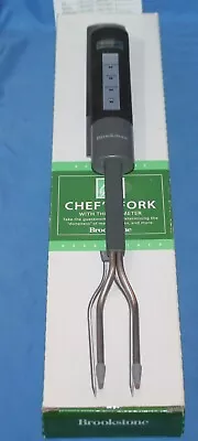 Brookstone Chef's Fork W/Thermometer Model # 222968 • $12.99