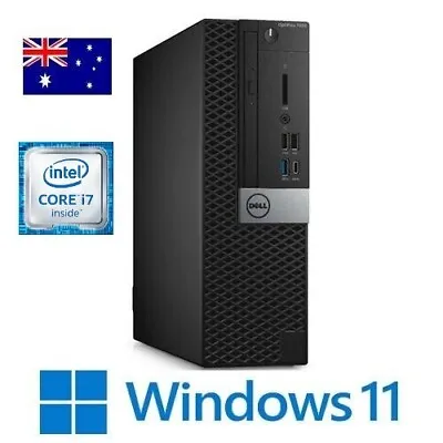 DELL OPTIPLEX 7050 SFF CORE I7 7700 3.60GHZ 16/32GB 256GB SSD +1TB HDD WIN 11 PC • $349