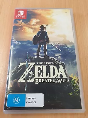 The Legend Of Zelda Breath Of The Wild BOTW Nintendo Switch Free Tracked Postage • $60.95
